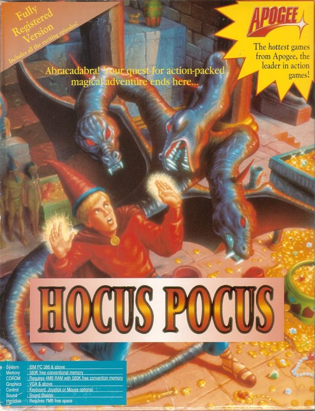 Front Cover for Hocus Pocus (DOS)
