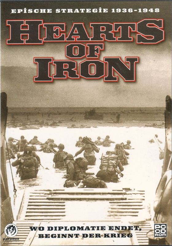 Front Cover for Hearts of Iron (Windows)