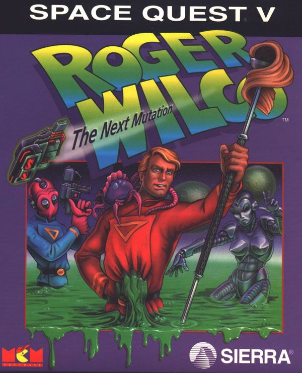 Front Cover for Space Quest V: The Next Mutation (DOS)