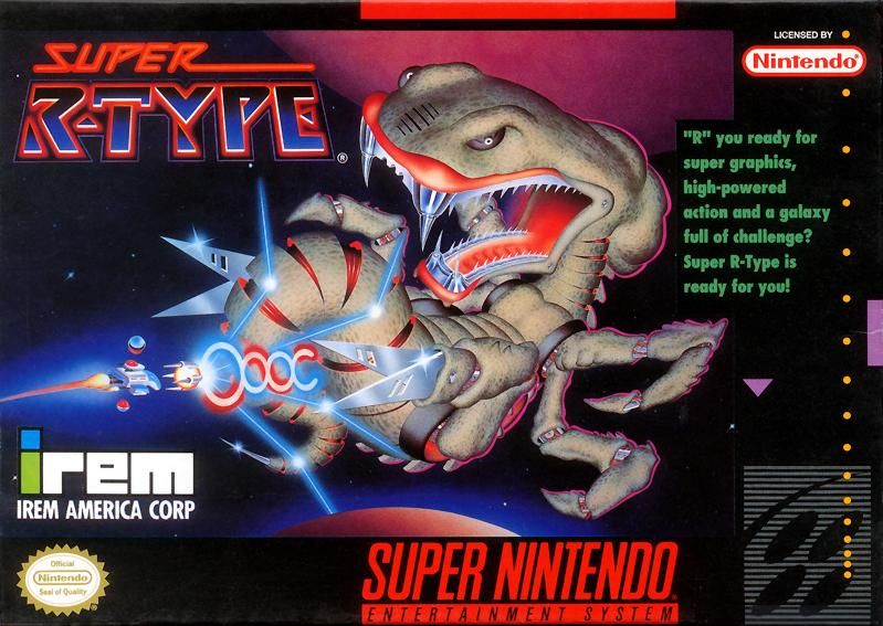 Front Cover for Super R-Type (SNES)