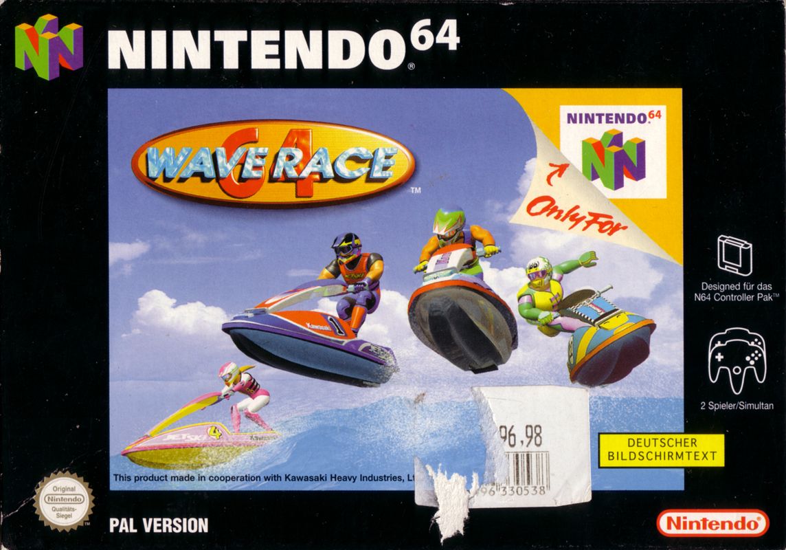 Front Cover for Wave Race 64: Kawasaki Jet Ski (Nintendo 64)
