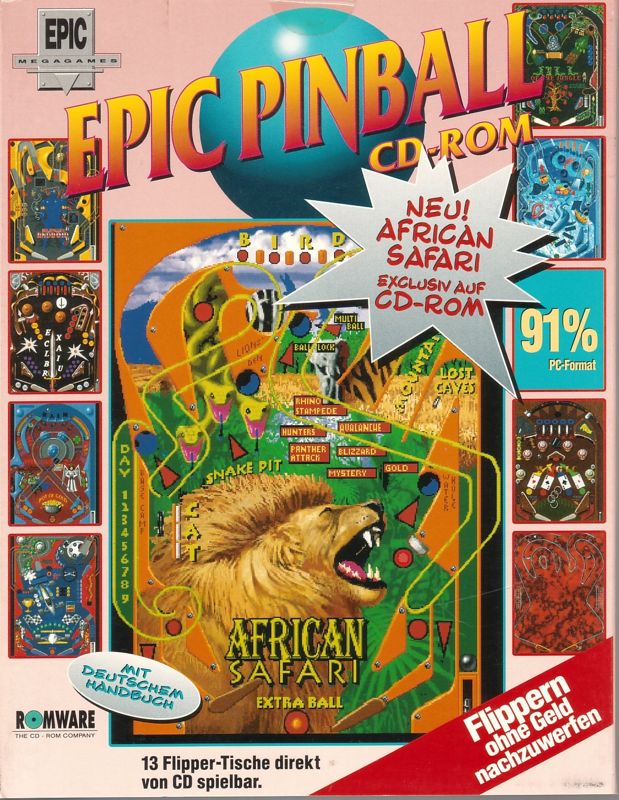 Front Cover for Epic Pinball: The Complete Collection (DOS)