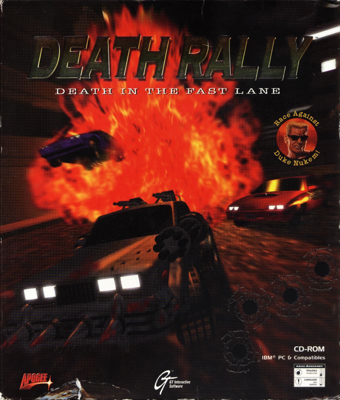 Front Cover for Death Rally (DOS)