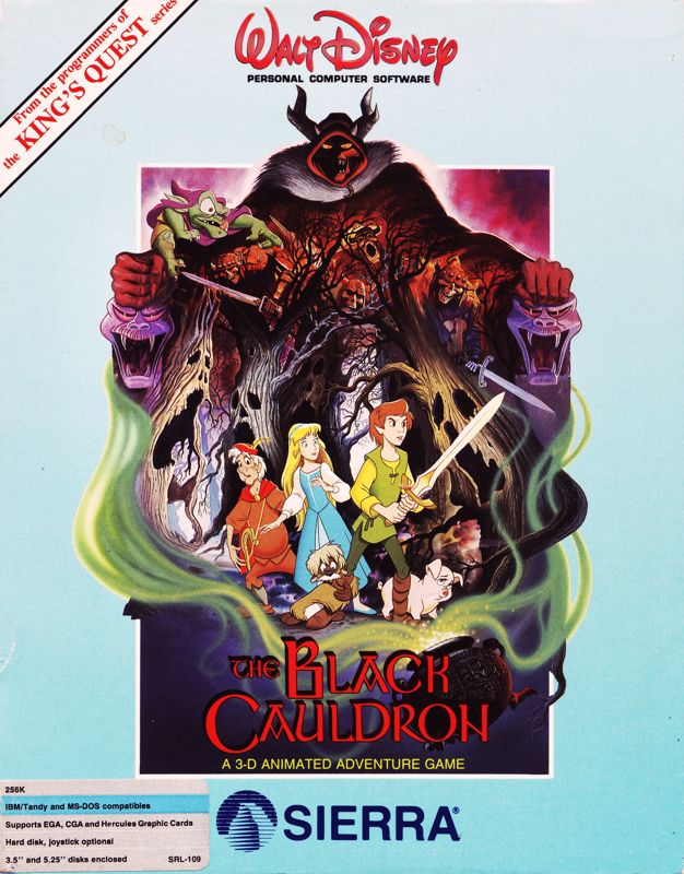 Front Cover for The Black Cauldron (DOS)