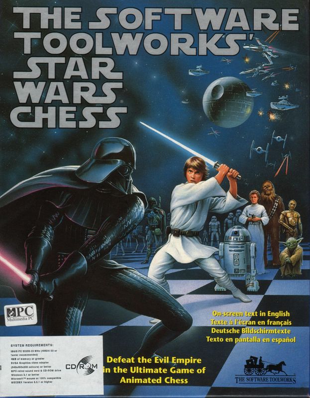 Front Cover for The Software Toolworks' Star Wars Chess (Windows 3.x)