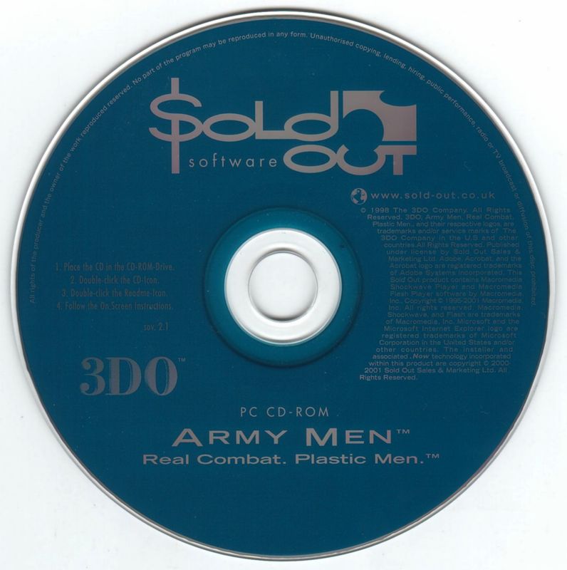 Media for Army Men (Windows) (Sold Out Software release)