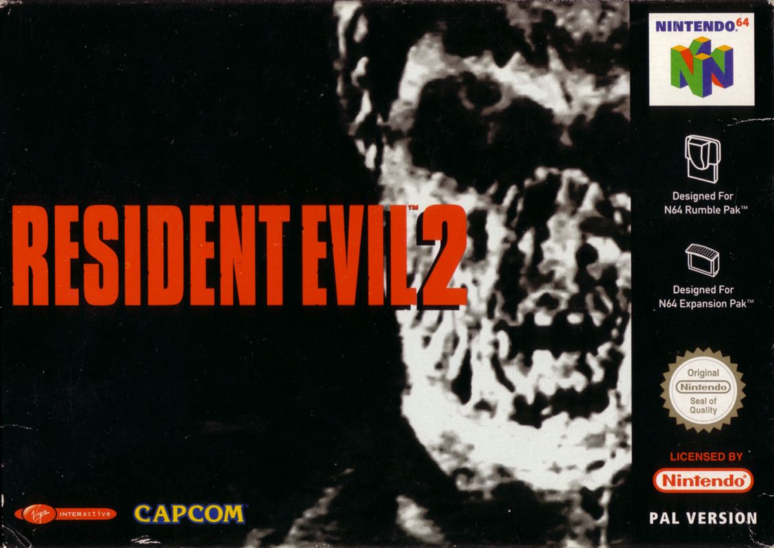 Front Cover for Resident Evil 2 (Nintendo 64)