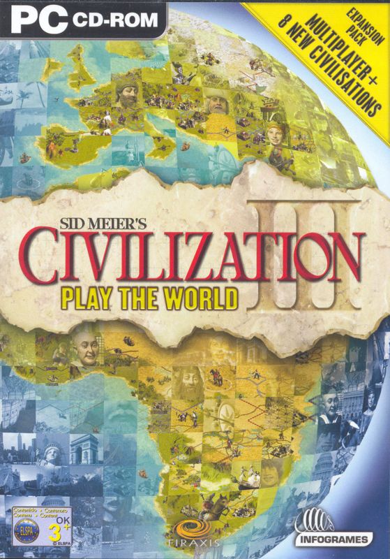 Front Cover for Sid Meier's Civilization III: Play the World (Windows)