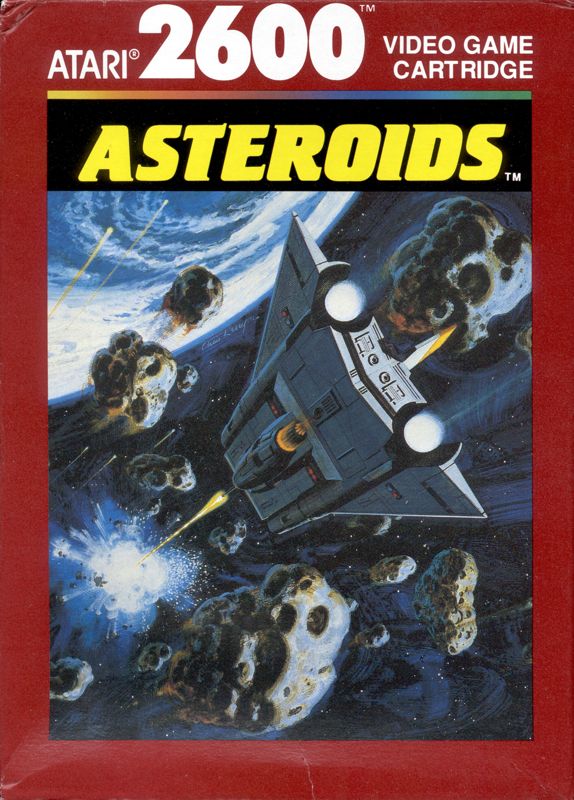 Front Cover for Asteroids (Atari 2600) (1988 release)