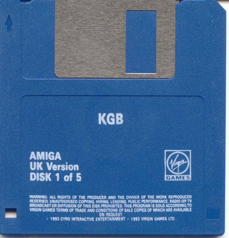 Media for KGB (Amiga)
