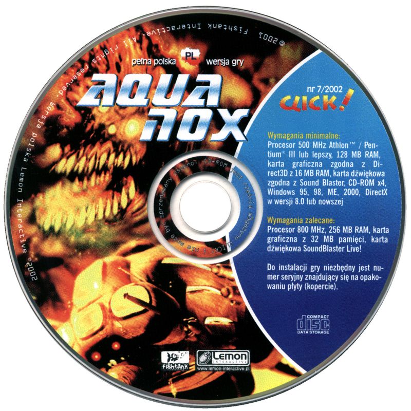 Media for AquaNox (Windows) (Bundled with Click! #7/2002 covermount)