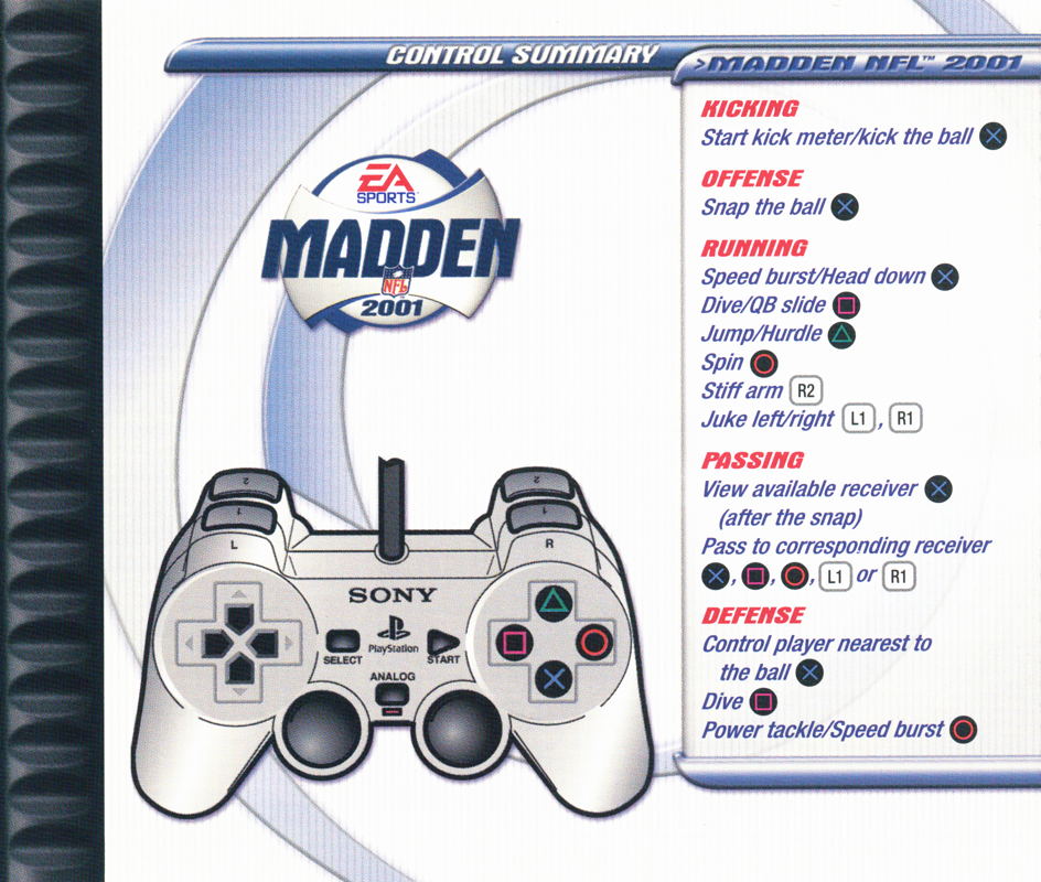 : Madden NFL 2001 : Playstation: Video Games