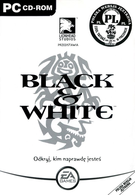 Front Cover for Black & White (Windows): White Cover