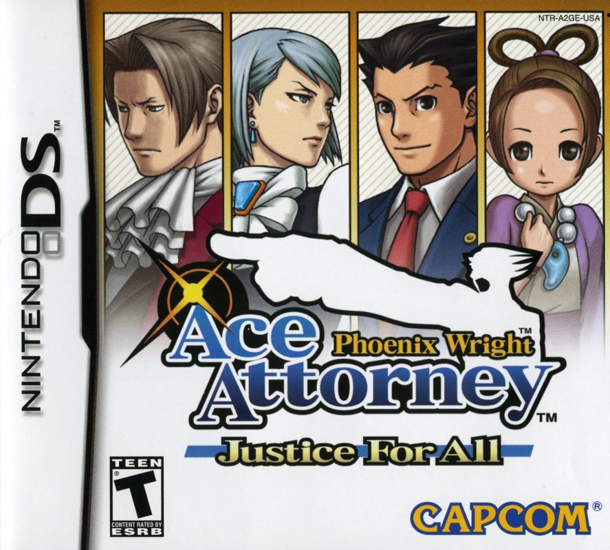 Front Cover for Phoenix Wright: Ace Attorney - Justice for All (Nintendo DS)