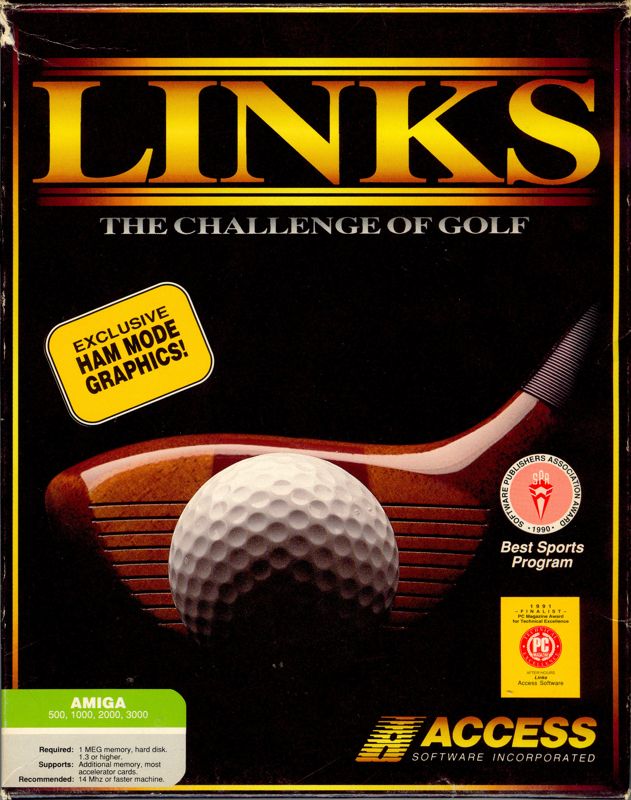 Front Cover for Links: The Challenge of Golf (Amiga)