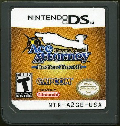 Media for Phoenix Wright: Ace Attorney - Justice for All (Nintendo DS)