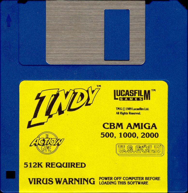 Media for Indiana Jones and the Last Crusade: The Action Game (Amiga)