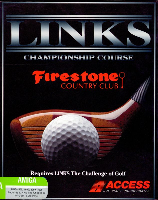 Front Cover for Links: Championship Course - Firestone Country Club (Amiga)