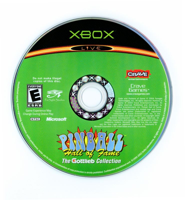 Media for Pinball Hall of Fame: The Gottlieb Collection (Xbox)