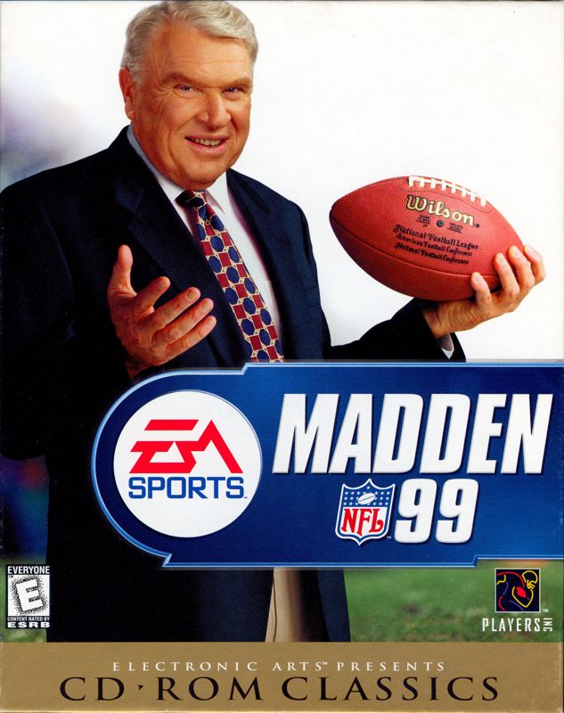 Madden NFL 99 cover or packaging material - MobyGames