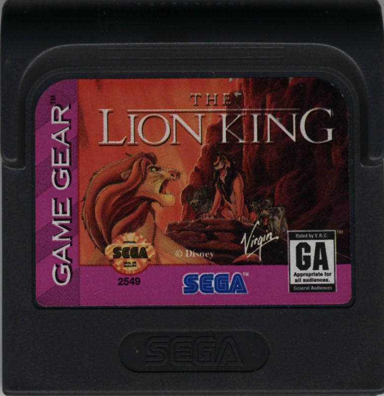 Media for The Lion King (Game Gear)