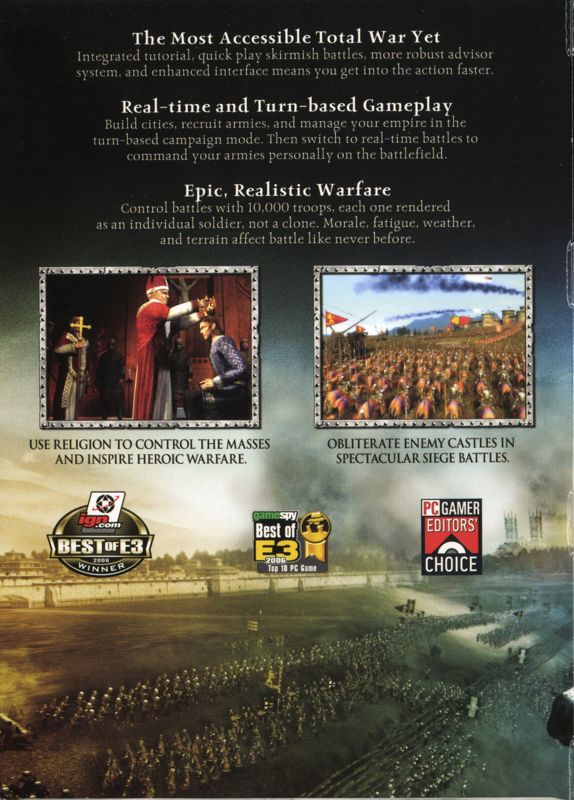 Inside Cover for Medieval II: Total War (Limited Edition) (Windows): Left Flap