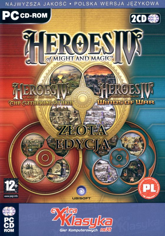 Front Cover for Heroes of Might and Magic IV: Complete (Windows) (eXtra Klasyka neXt release)