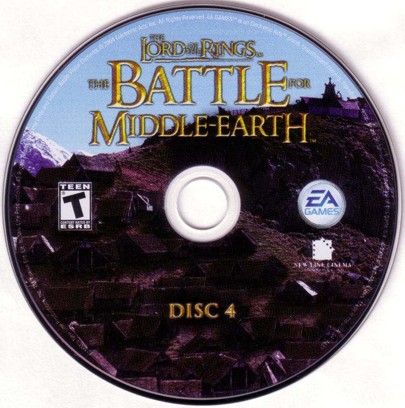 Media for The Lord of the Rings: The Battle for Middle-earth (Windows) (CD-ROM release): Disc 4