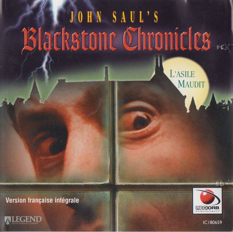 Other for John Saul's Blackstone Chronicles: An Adventure in Terror (Windows): Jewel case - Front