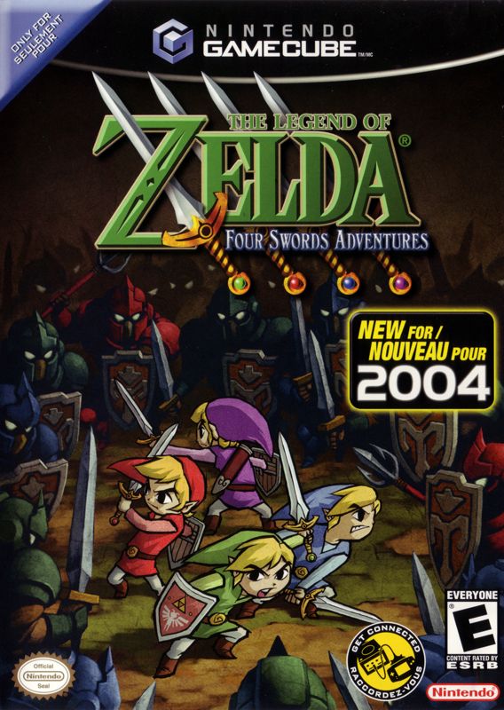Front Cover for The Legend of Zelda: Four Swords Adventures (GameCube)