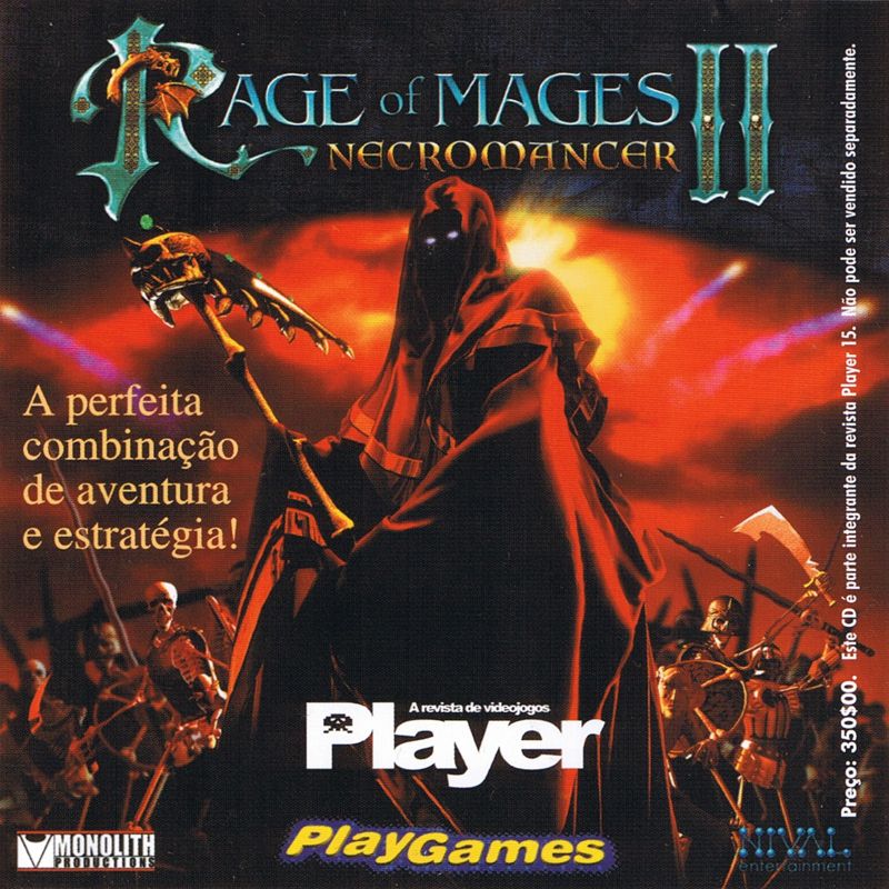 Front Cover for Rage of Mages II: Necromancer (Windows) (Player covermount)