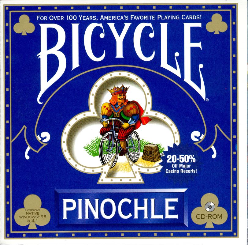 Other for Bicycle Pinochle (Windows and Windows 3.x): Jewel Case - Front