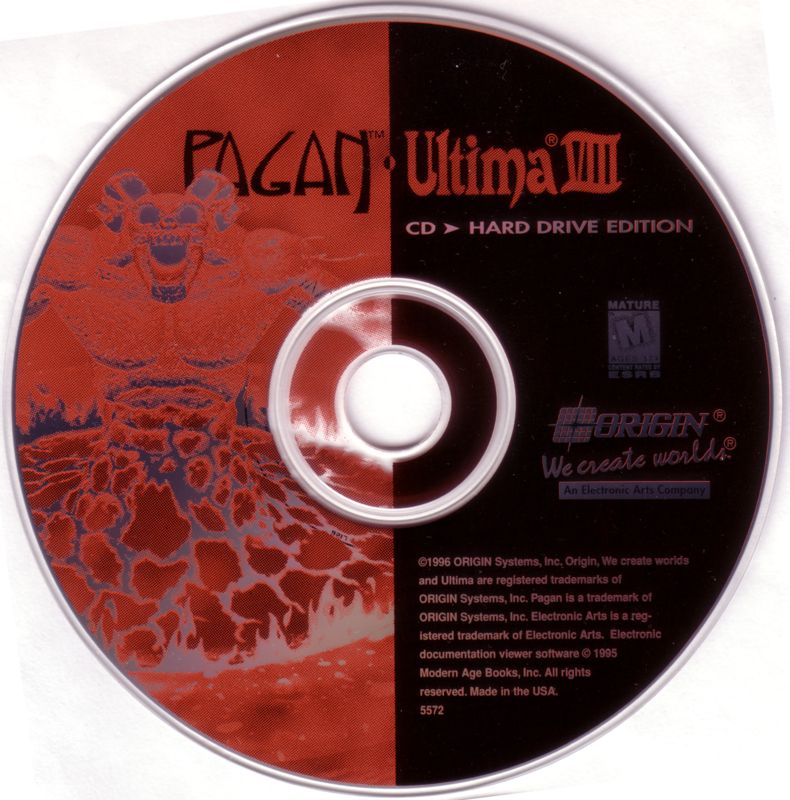 Media for Pagan: Ultima VIII (DOS) (EA CD-ROM Classics Gold Edition release)