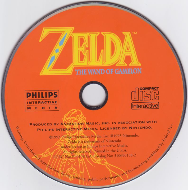 Media for Zelda: The Wand of Gamelon (CD-i)