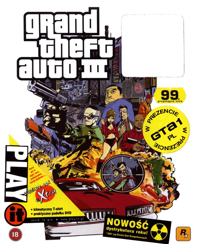 Front Cover for Grand Theft Auto III (Windows)