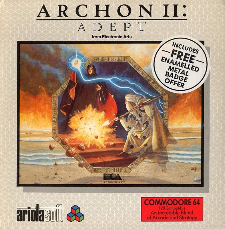 Front Cover for Archon II: Adept (Commodore 64)