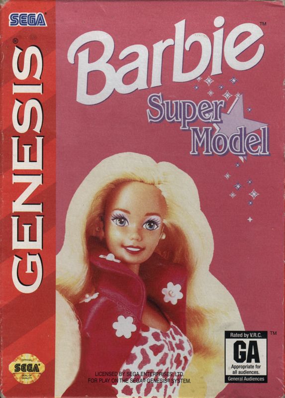 Front Cover for Barbie Super Model (Genesis)