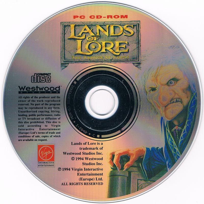 Media for Lands of Lore: The Throne of Chaos (DOS) (White Label release)