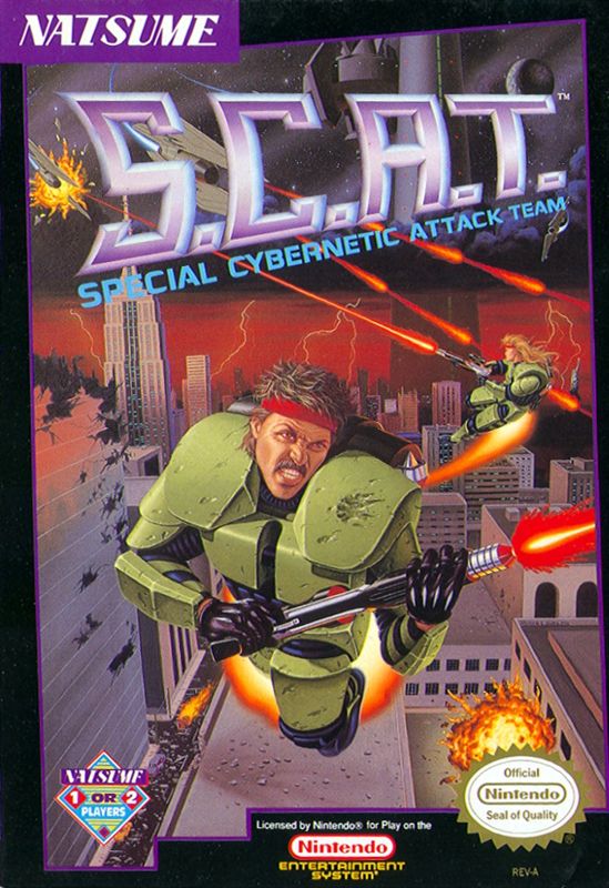 Front Cover for S.C.A.T.: Special Cybernetic Attack Team (NES)