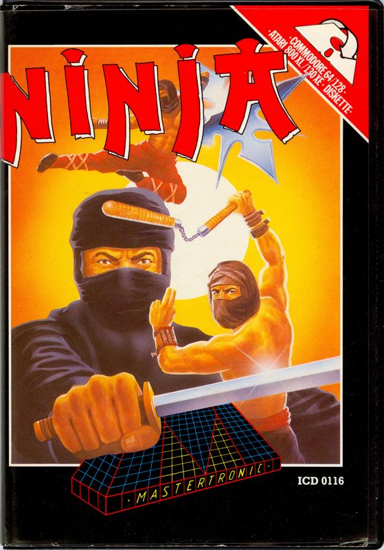 Front Cover for Ninja (Atari 8-bit and Commodore 64)