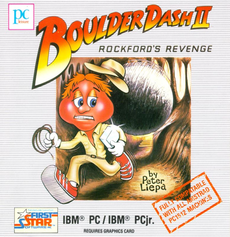 Front Cover for Boulder Dash II: Rockford's Revenge (PC Booter) (5.25" disk release)