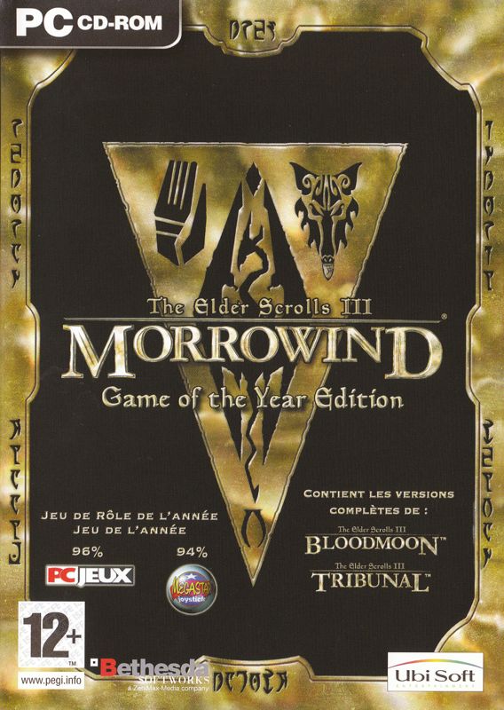 Front Cover for The Elder Scrolls III: Morrowind - Game of the Year Edition (Windows)