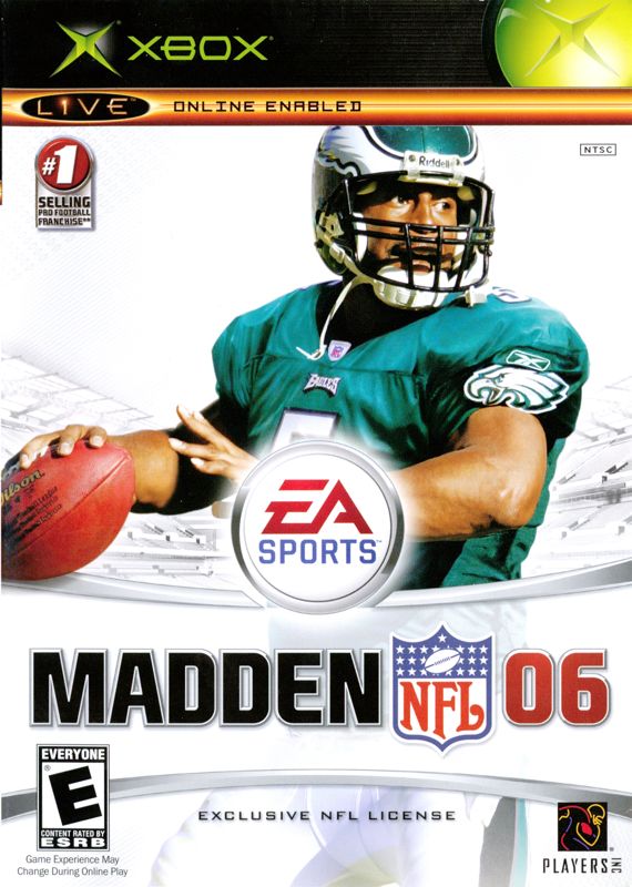 Front Cover for Madden NFL 06 (Xbox)