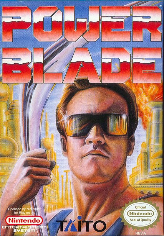 Front Cover for Power Blade (NES)