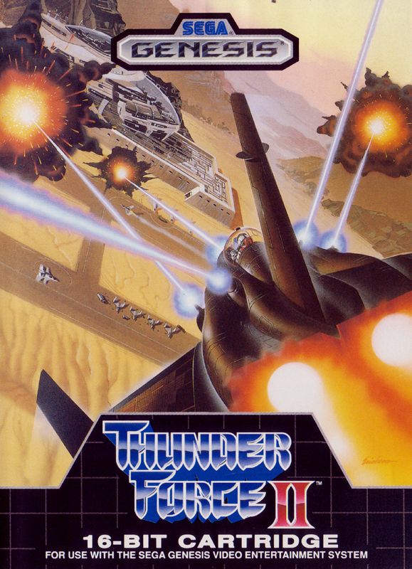 Front Cover for Thunder Force II (Genesis)