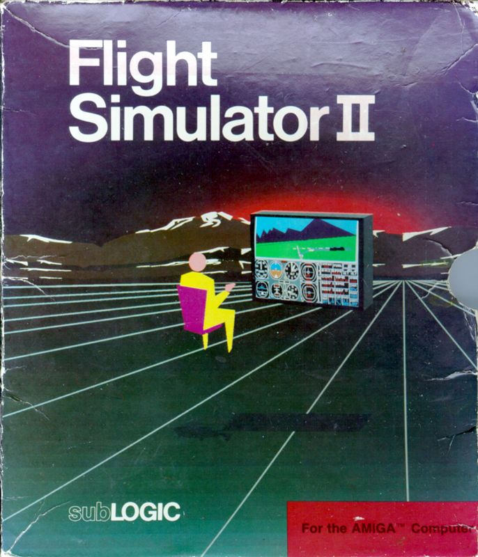 Front Cover for Flight Simulator II (Amiga)