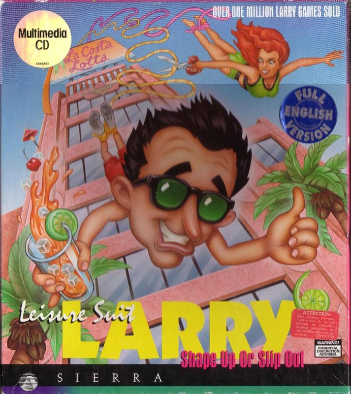 Front Cover for Leisure Suit Larry 6: Shape Up or Slip Out! (DOS)