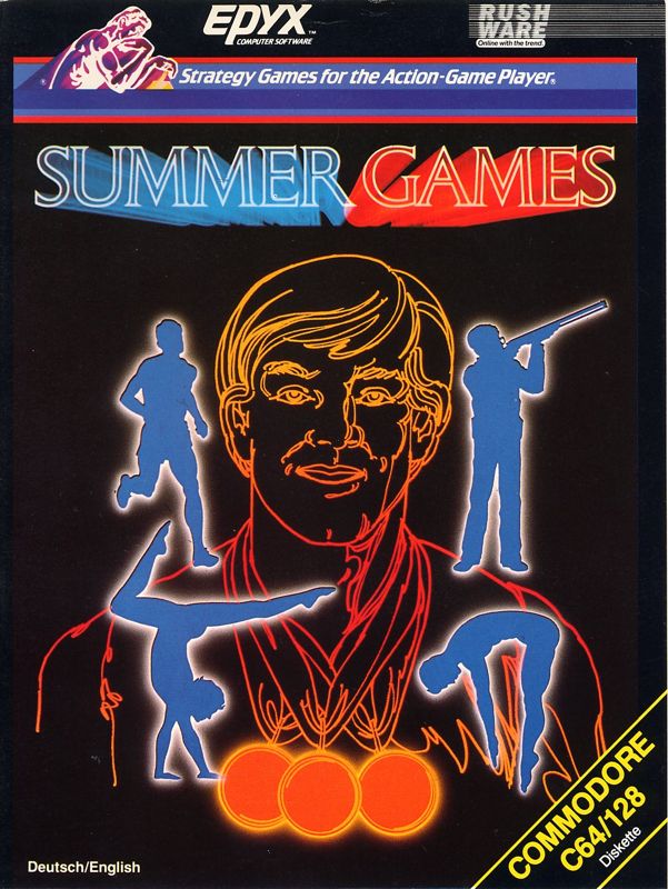 Front Cover for Summer Games (Commodore 64)