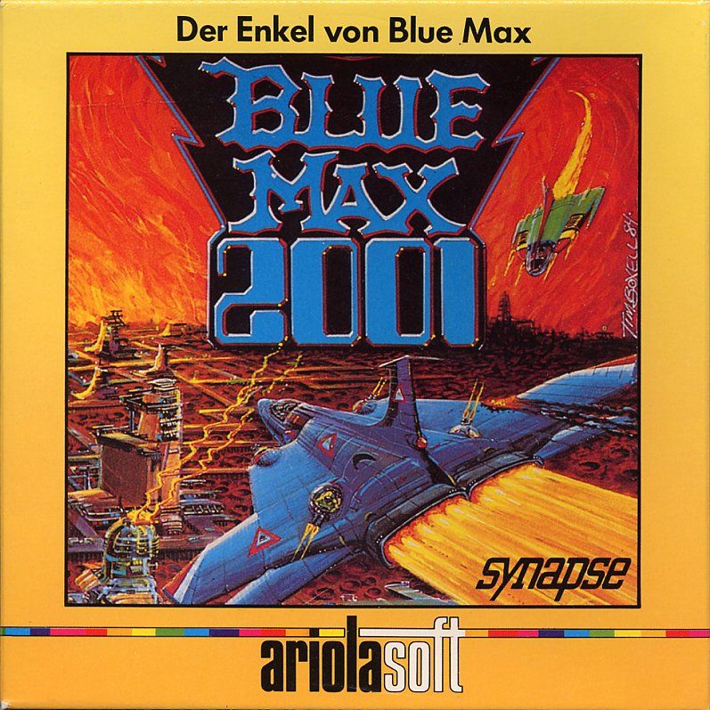Front Cover for Blue Max 2001 (Commodore 64)