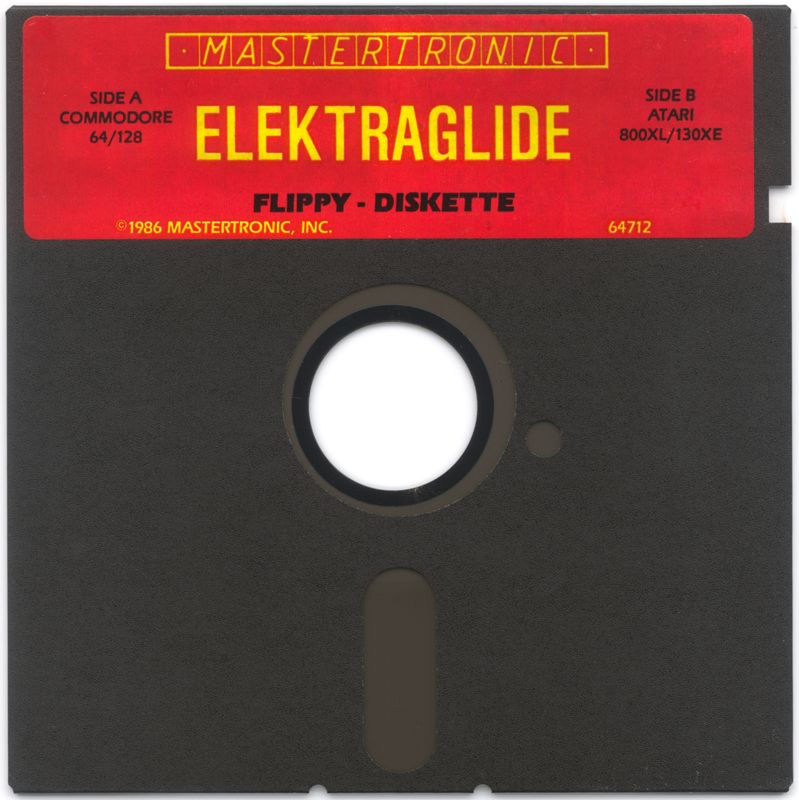 Media for Elektraglide (Atari 8-bit and Commodore 64)